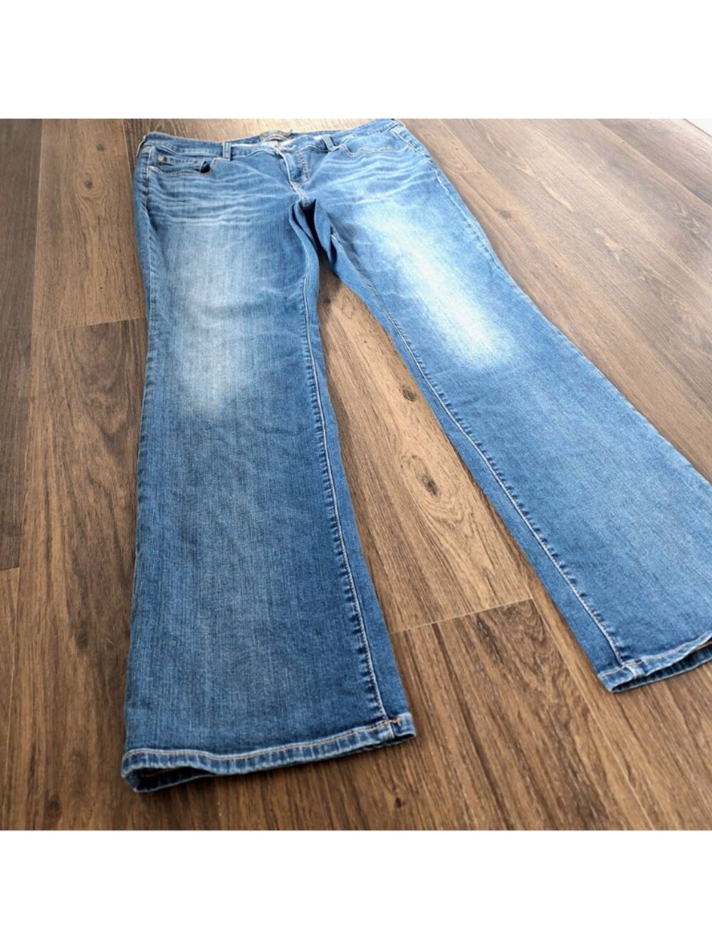 💙 Torrid Tall Mid Rise Slim Boot Vintage Stretch Jeans Size 18T Cowgirl Country - Picture 6 of 8